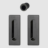 Hoppe Pocket door set M464 Polished Black