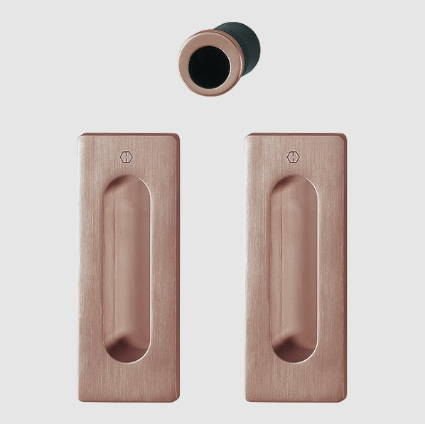 Hoppe Pocket door set M464 Copper