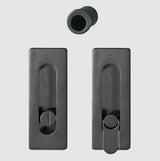 Hoppe Pocket door set - Emergency release / turn M464 Satin Black