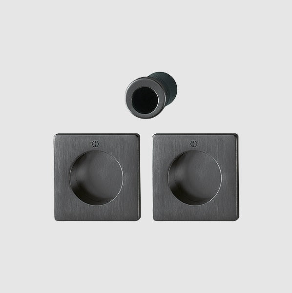 Hoppe Pocket door set M443 Satin Black