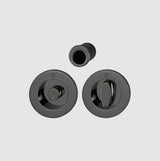 Hoppe Pocket door set - Emergency release / turn M471 Polished Black