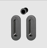 Hoppe Pocket Door Set M472 - Polished Black