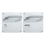 Hoppe 138S/304L (AR200S/20-UN) Unsprung Bathroom Levers 57mm Centres