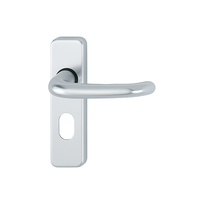 Hoppe 173/266U-OZ Strasbourg Lever Bathroom on Plate
