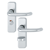 Hoppe 173/266U-RWSK/OL Strasbourg Lever Latch on Short Plate