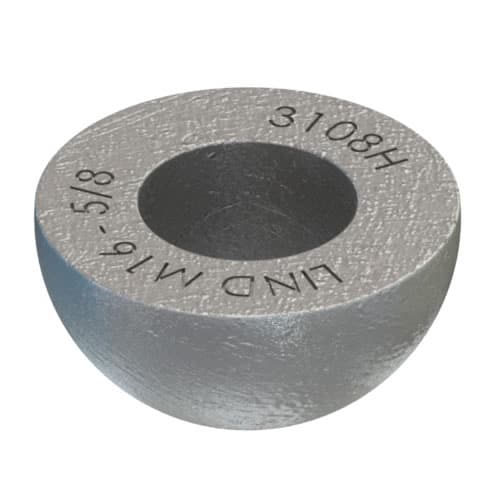 Lindapter HW16HDG M16 Hemispherical Washer Hot Dip Galvanised