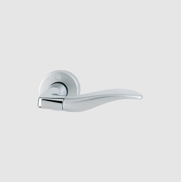Hoppe Phoenix Series Sprung lever on round rose