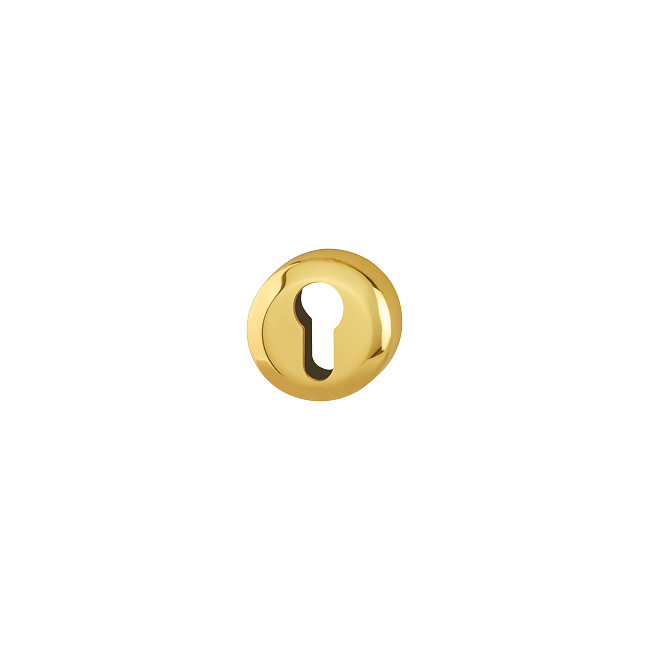 Hoppe M23KS Handle Sets Euro Escutcheaon Polished Brass