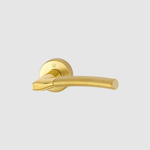 Hoppe Bergen Series Sprung lever on round rose