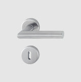 Hoppe Secusan Amsterdam lever on rose complete with lever key escutcheon 37-47