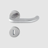 Hoppe E138Z/42K/42KS Secusan Paris lever on rose complete with Lever key escutcheon