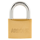 Hoppe Arrone AR85/40-B-KD Brass Padlock 40mm Keyed To Differ
