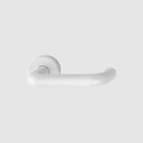 Hoppe Paris AR600/20-DW Steel Core Lever on 8mm Rose - Diamond White