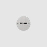 Hoppe AR308-PUSH PSS 76mm push sign