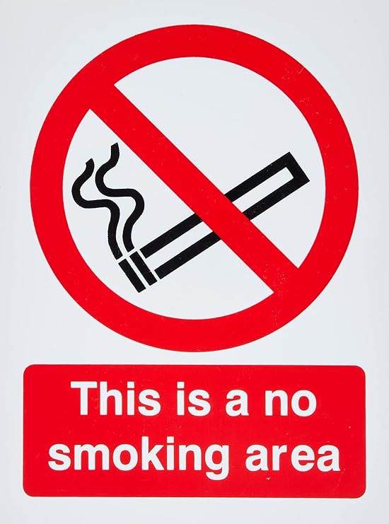 Hr Prof Prs01 This Is A No Smoking Area Sign