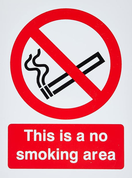 Hr Prof Prs01 This Is A No Smoking Area Sign