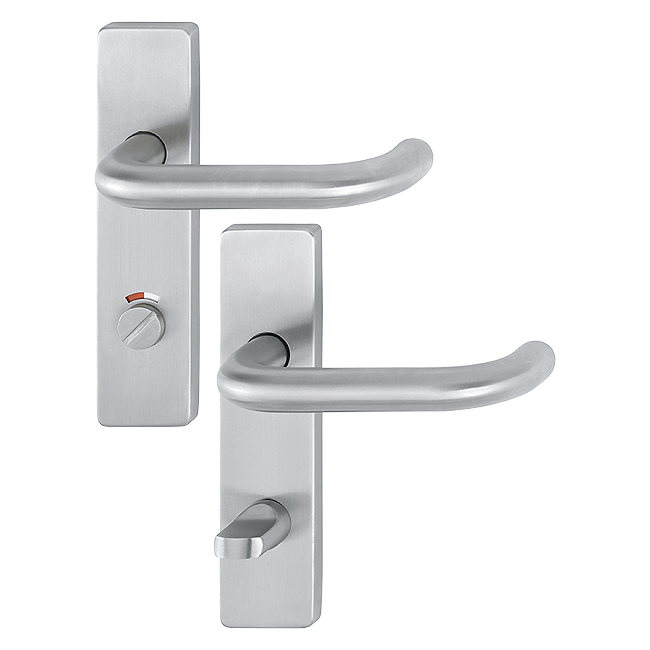 Hoppe E138F/202K-A4 (AR361/15-78) Handle Sets Bathroom Levers 78mm Centres