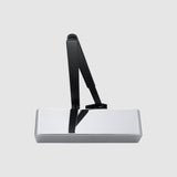 Hoppe Arrone AR1500 Door Closer Black Arm/Polished Stainless Steel Cover