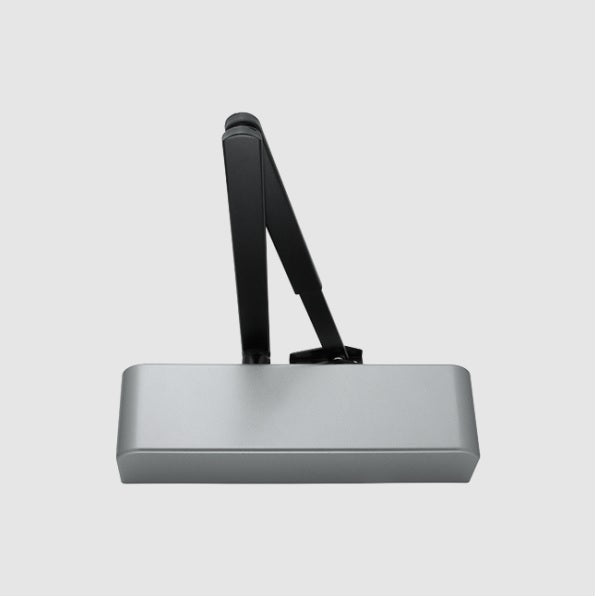 Hoppe Arrone AR1500 SE Door Closer Black Arm/Silver Cover