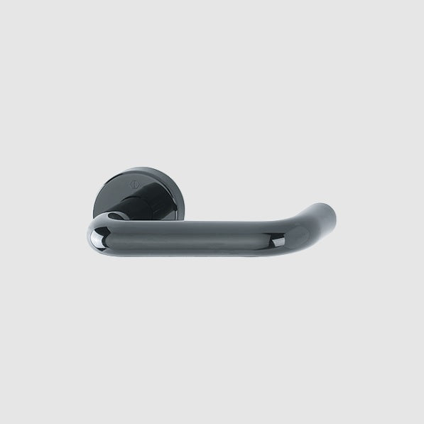 Hoppe Paris AR600/20-AG Steel Core Lever on 8mm Rose - Anthracite Grey