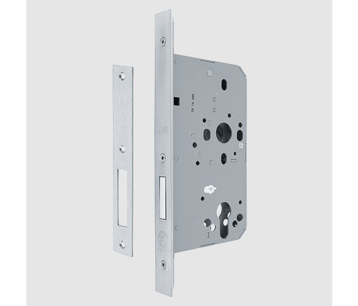 Hoppe AR8102 Upright Deadlock square forend 60mm backset