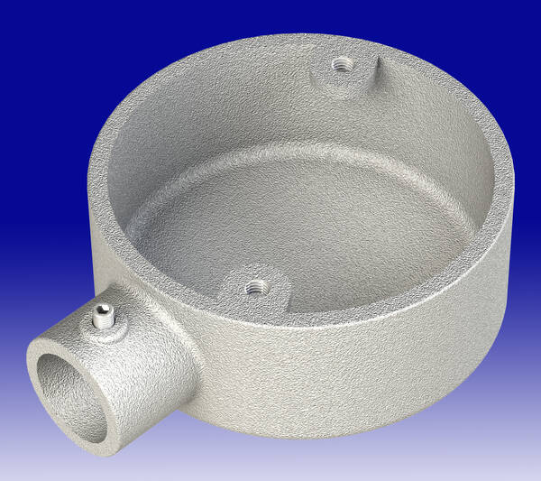 Conlok CL1G 20mm Galvanised End Box Terminal