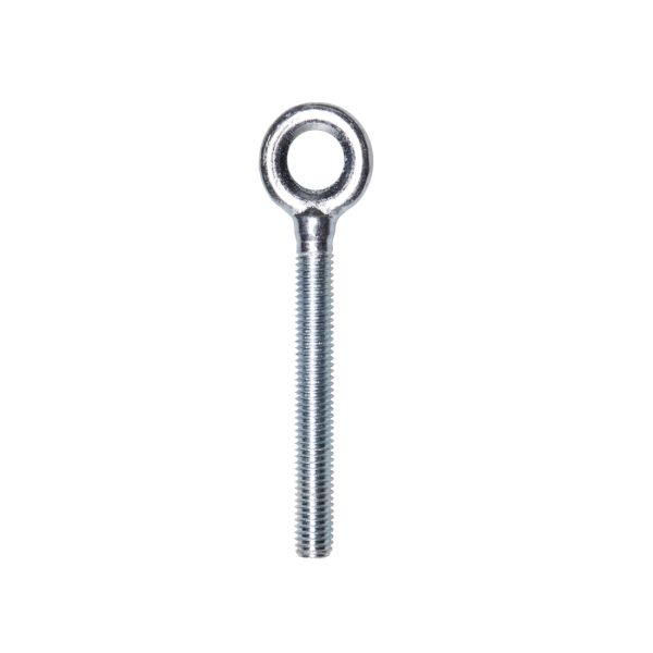 JCP FEM12 Forged EyeBolts Zinc Plated and Clear Passivated Thread Diameter 12mm Thread Length 90mm