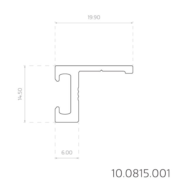 Obex Cortex 0815 EPDM Right-Angled Gasket Carrier