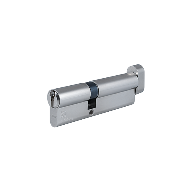 Hoppe ARRONE AR-MK-3121-CG-NP Key & Oval Turn Euro Profile Cylinder