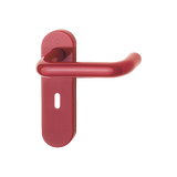 Hoppe K138/353K (AR600/22) Paris Handle Sets Lever key 57mm Centers on Radius Plate