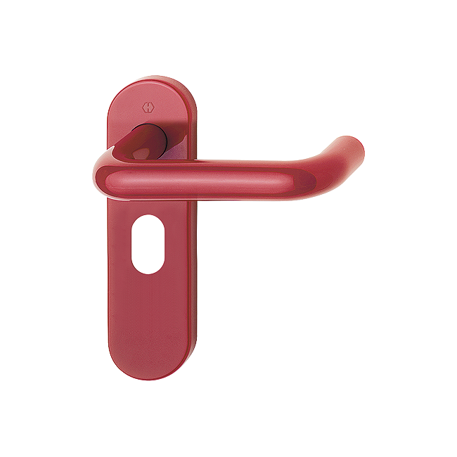 Hoppe K138/353K (AR600/24) Paris Handle Sets Oval 48.5mm centers on radius plate