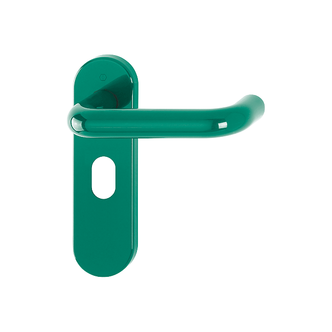 Hoppe K138/353K (AR600/24) Paris Handle Sets Oval 48.5mm centers on radius plate
