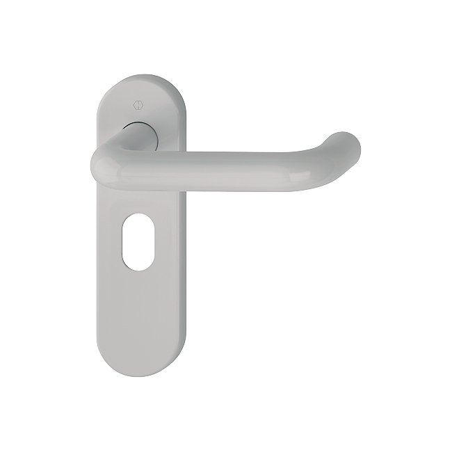 Hoppe K138/353K (AR600/24) Paris Handle Sets Oval 48.5mm centers on radius plate