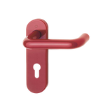 Hoppe K138/353K (AR600/23-72) Paris Handle Sets Euro 72mm Centers On Radius Plate