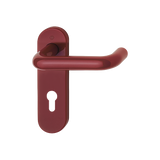 Hoppe K138/353K (AR600/23-72) Paris Handle Sets Euro 72mm Centers On Radius Plate