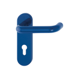 Hoppe K138/353K (AR600/23-72) Paris Handle Sets Euro 72mm Centers On Radius Plate