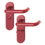 Hoppe K138/353K (AR600/25) Paris Handle Sets Bathroom 57mm Centers On Radius Plate