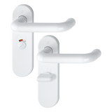 Hoppe K138/353K (AR600/25) Paris Handle Sets Bathroom 57mm Centers On Radius Plate