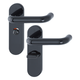Hoppe K138/353K (AR600/25) Paris Handle Sets Bathroom 57mm Centers On Radius Plate