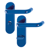 Hoppe K138/353K (AR600/23-78) Paris Handle Sets Euro 72mm Centers On Radius Plate