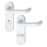 Hoppe K138/353K (AR600/23-78) Paris Handle Sets Euro 72mm Centers On Radius Plate