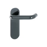 Hoppe K138/353K (AR600/21) Paris Handle Sets Latch On Radius Plate
