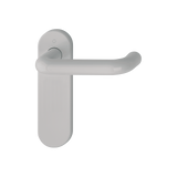 Hoppe K138/353K (AR600/21) Paris Handle Sets Latch On Radius Plate