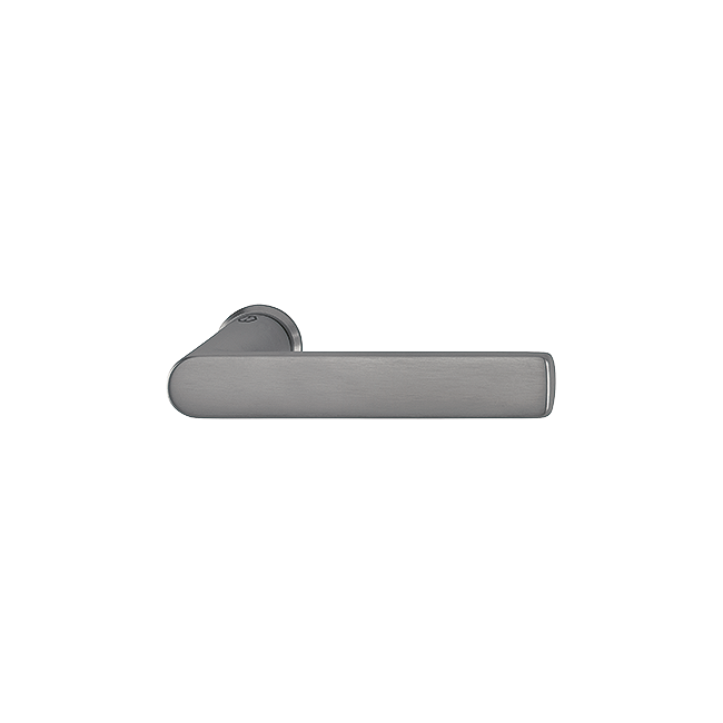 Hoppe M1642/845 Brass Handle Set on Mini Rose without Escutcheons for Interior Doors