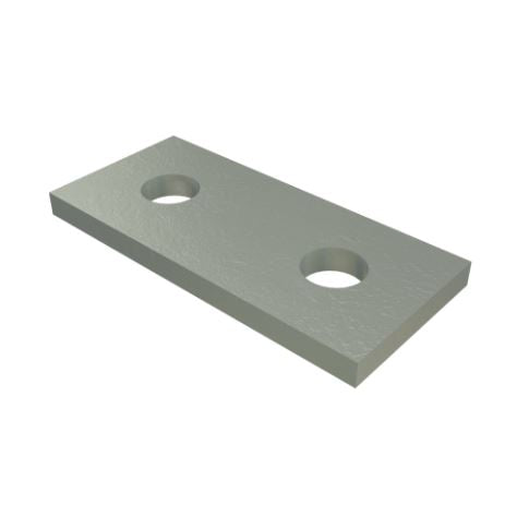 Unistrut P1065SS Stainless Steel 316 Flat Plate Channel Support Bracket 2 Hole