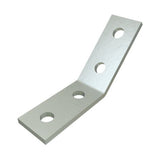 Unistrut P1074 45 Degree Angle Bracket 2 Hole (2x2) Hot Dip Galvanised