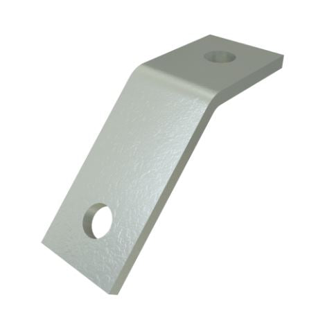 Unistrut P1546 45 Degree Angle Bracket 2 Hole (1x1) Hot Dip Galvanised