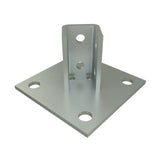 Unistrut P2072A Double Fix 2-Hole Channel Base Floor Bracket Fittings 41x41 Hot Dip Galvanised