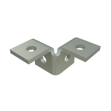 Unistrut P2223 90 Degree 4-Hole Wing Angle Brack  Hot Dip Galvanised