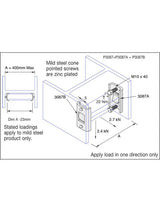 Unistrut P3087 Beam Clamp Hot Dip Galvanised